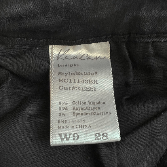 Kancan Jean Shorts Womens 28 Distressed Fray Summer Preppy Beachy Coconut Girl - Picture 6 of 6